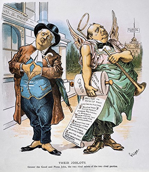 G Cleveland Cartoon 1892 Namerican Cartoon By Bernard Gillam 1892 Of John Wanamaker And Grover Cleveland As Rivals For Sanctimonius Sainthood In Their G Cleveland Cartoon 1892 Namerican Cartoon By Bernard Gillam 1892 Of John Wanamaker And Grover Cleveland As Rivals For Sanctimonius Sainthood In Their