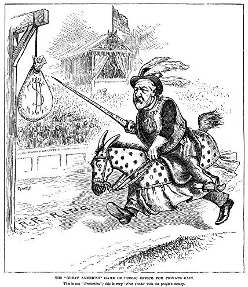 James G Blaine Cartoon Npresidential Candidate Blaine The Plumed Knight In A Cartoon August 1884 By Thomas Nast Poster Print by -18 x 24- James G Blaine Cartoon Npresidential Candidate Blaine The Plumed Knight In A Cartoon August 1884 By Thomas Nast Poster Print by -18 x 24-