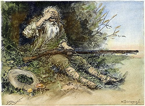Irving Rip Van Winkle 1819 Engraving Late 19Th Century After George Henry Boughton For The Book By Washington Irving Poster Print by -18 x 24- Irving Rip Van Winkle 1819 Engraving Late 19Th Century After George Henry Boughton For The Book By Washington Irving Poster Print by -18 x 24-