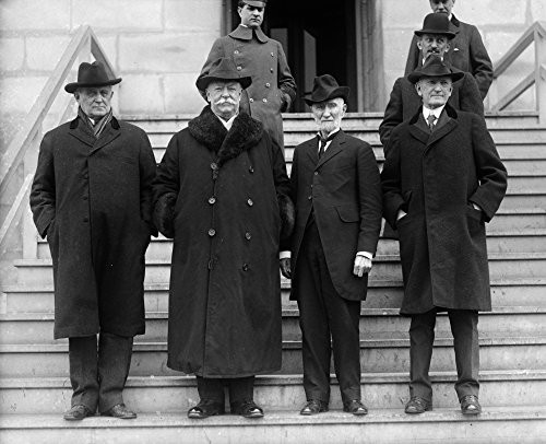 William Howard Taft N-1857-1930- 27Th President Of The United States Right To Left Champ Clark Taft Joseph G Cannon And Samuel Mccall Photograph C1920 William Howard Taft N-1857-1930- 27Th President Of The United States Right To Left Champ Clark Taft Joseph G Cannon And Samuel Mccall Photograph C1920