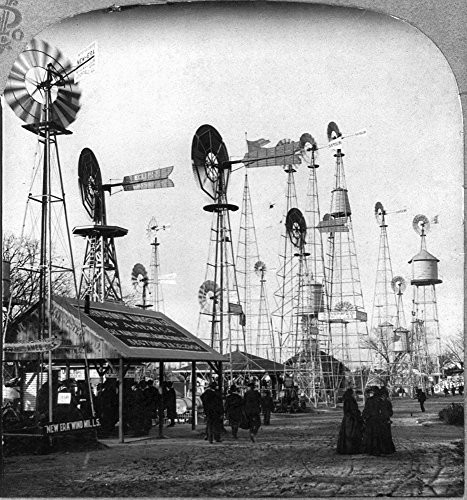 WorldS Fair Windmills Nvarious Windmills On Display At Windmill Hill At The WorldS Fair In St Louis Missouri 1904 Steregraph 1904 Poster Print by -18