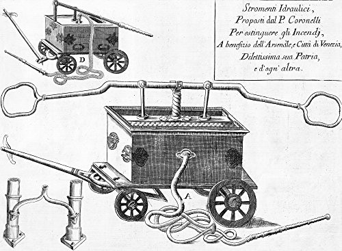 Fire Engine 1728 Poster Print by Science Source -24 x 18-