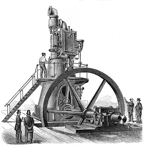 Vertical Steam Engine Poster Print by Science Source -24 x 24-