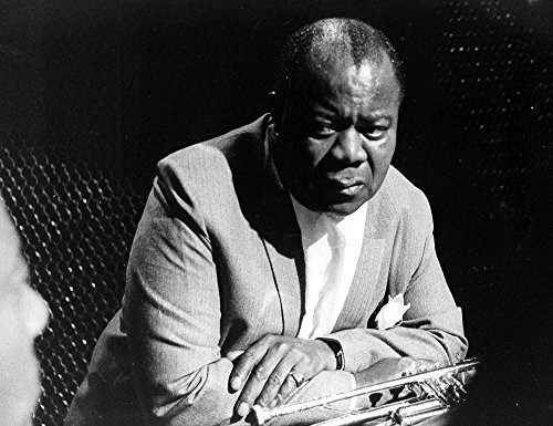 Louis Armstrong with his arms crossed Photo Print -10 x 8-