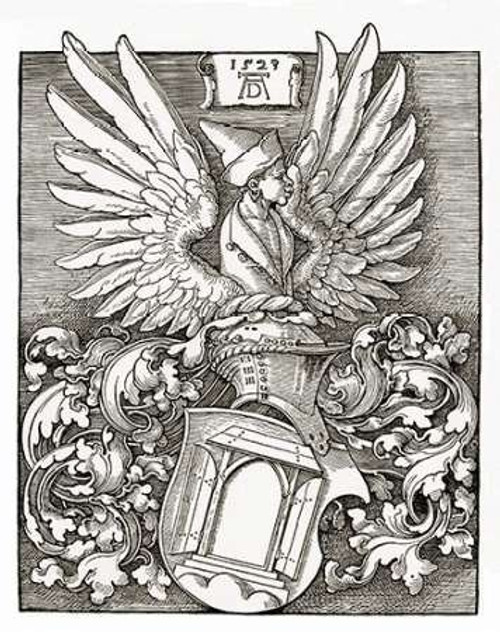 Coat Of Arms Poster Print by Albrecht Durer -8 x 10- Coat Of Arms Poster Print by Albrecht Durer -8 x 10-