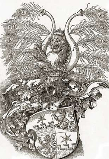 Coat of Arms of Roggendorff Poster Print by Albrecht Durer -10 x 14- Coat of Arms of Roggendorff Poster Print by Albrecht Durer -10 x 14-