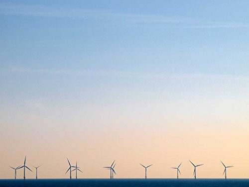 Wind turbines in the North Sea Poster Print by Melvin Redeker -11 x 14-