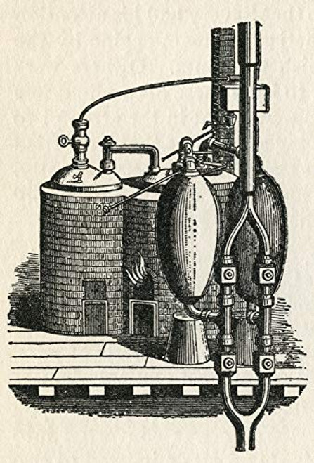 Posterazzi DPI12283562 The 1698 Steam Engine Invented by Thomas Savery- from The Romance of The Merchant Ship  Published 1931 Photo Print  11 x 17  Mu