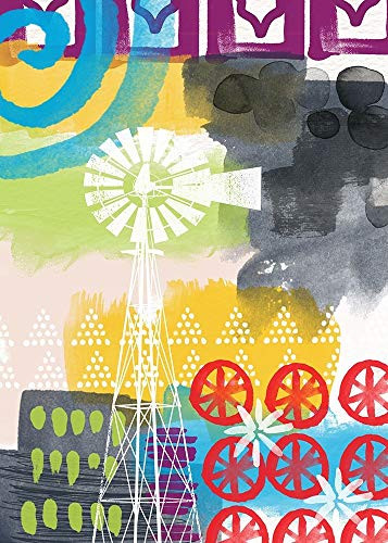 Posterazzi PDXLW4364SMALL Contemporary Windmill III Photo Print  18 x 24  Multi