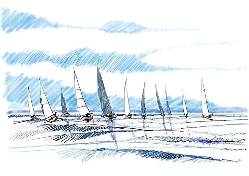 Posterazzi PDXSY1230SMALL Boats III Photo Print  24 x 18  Multi