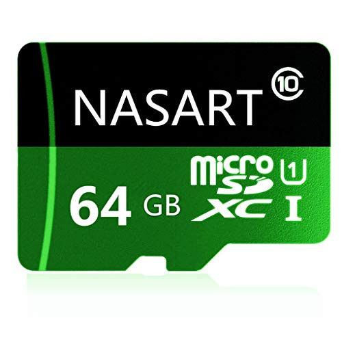 64GB Micro SD SDXC Card High Speed Memory Card Class 10 Flash Card with SD Adapter