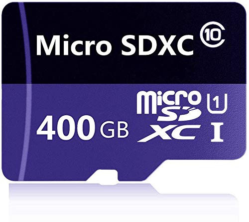 Micro SD Card 400GB  Micro SD SDXC Card High Speed Class 10 Memory Card for Phone  Tablet and PCs with Adapter -400GB-
