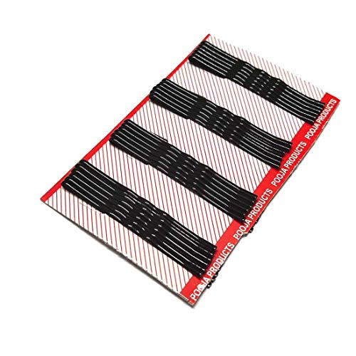 India G Spring Steel Wire Grip - 24 Count Hair Bob Pins Bulk U Shaped Hair Pins Bobby Pins Bun Hair Pins Wedding Bridal Hair Pins-6cm-2-4Inches- -Blac India G Spring Steel Wire Grip - 24 Count Hair Bob Pins Bulk U Shaped Hair Pins Bobby Pins Bun Hair Pins Wedding Bridal Hair Pins-6cm-2-4Inches- -Blac