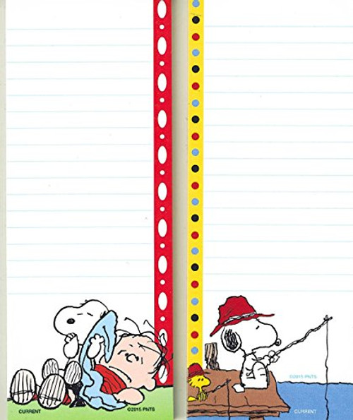 Peanuts Worldwide Peanuts Characters Lined Magnetic Notepads Shopping List, 2-Pack (Snoopy/Woodstock/Linus) Peanuts Worldwide Peanuts Characters Lined Magnetic Notepads Shopping List, 2-Pack (Snoopy/Woodstock/Linus)