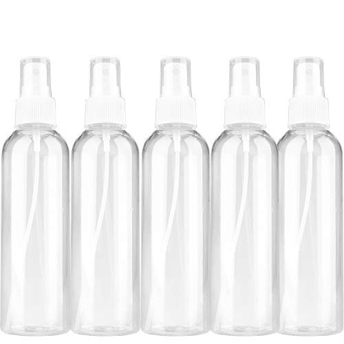 Spray Bottles  7oz-200ml Clear Empty Fine Mist Plastic Bottle with Fine Mist Sprayer  Refillable and Reusable Bottles for Essential Oils Perfumes Cleani