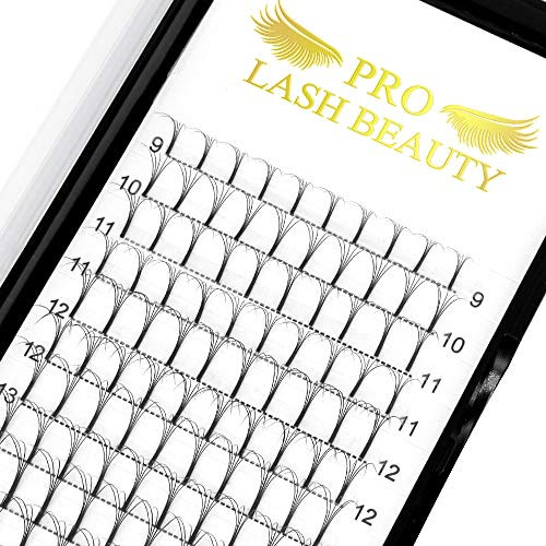 Premade Volume Eyelash Extensions 5D-C-0-07-13 Long Stem Premade Fans Eyelash Extensions C D Curl Premade Volume Fans Pre made Lash Fans -07 -10-5D-C-