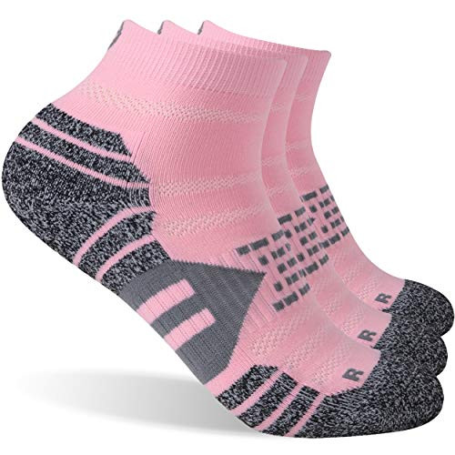 Athletic Compression Socks? Running Ankle Low Cut Athletic Rugby Tab Socks with Cushion Womens Performance Super Lite No-Show Athletic Ankle Running