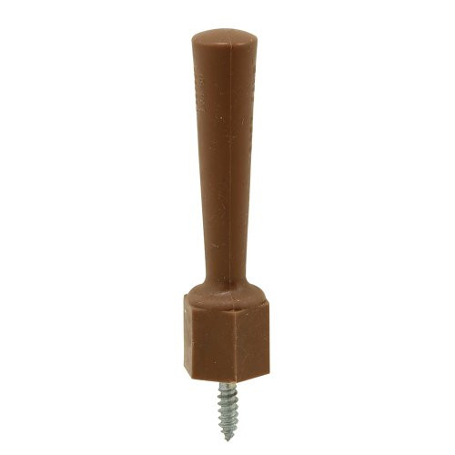Prime-Line Products U 9143 Door Stop, Soft Jamb, Brown,(Pack of 3)