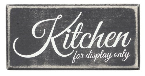 Primitives by Kathy Box Sign, 6 by 3", Kitchen for Display