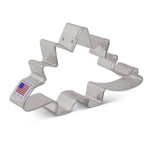 Ann Clark Stegosaurus Cookie Cutter - 4.75 Inches - Tin Plated Steel Ann Clark Stegosaurus Cookie Cutter - 4.75 Inches - Tin Plated Steel