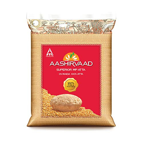 Aashirvaad Whole Wheat Flour -Atta- - 11 Lbs