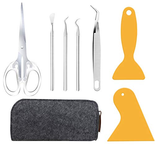 Craft Weeding Tool Set  Essential Adhesive Vinyl Tools with Bag  Precision Kits for Cricut Air Silhouette Siser Oracal 7 Set