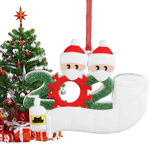 LUSHAZER 2020 Christmas Ornament Personalized Quarantine Survivor Family Members Keepsake Tree Hanging Christmas Tree Pendant Decorating DIY Creativ LUSHAZER 2020 Christmas Ornament Personalized Quarantine Survivor Family Members Keepsake Tree Hanging Christmas Tree Pendant Decorating DIY Creativ