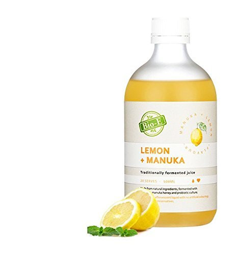 BIo-e Lemon-Manuka traditionally femrented Juice 500ml