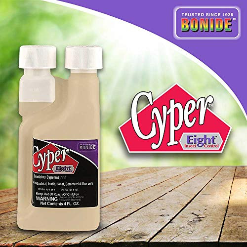 Bonide -BND030- - Cyper Eight Insect Control Home Defense  Indoor and Outdoor Insecticide-Pesticide Concentrate -4 oz--