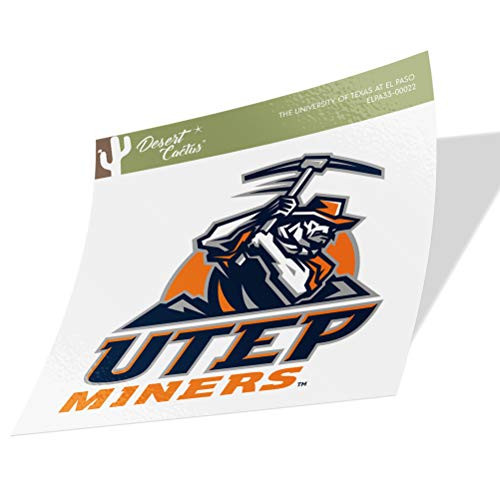 The University of Texas at El Paso UTEP Miners NCAA Vinyl Decal Laptop Water Bottle Car Scrapbook -Sticker - 00022-
