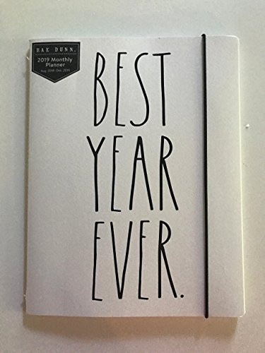 Best Year Ever Rae Dunn 2019 Monthly Planner Calendar (17 Months Aug ...