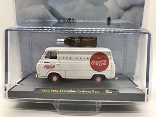 M2 Machines by M2 Collectible Coca-Cola 1965 Ford Econoline Delivery Van 164 Scale PB01 19-05 White Details Like NO Other 1 of 7750