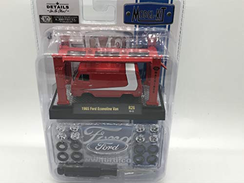 M2 Machines by M2 Collectible Model-Kit 1965 Ford Econoline Van 164 Scale R26 19-12 Red Details Like NO Other 1 of 6880