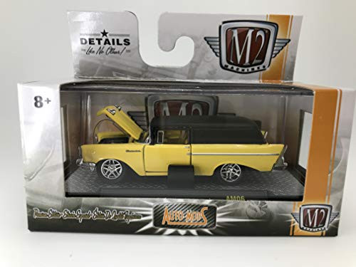 M2 Machines by M2 Collectible Auto-Mods 1957 Chevy Sedan Delivery 164 Scale AM06 17-47 Yellow-Black Details Like NO Other 1 of 6000 M2 Machines by M2 Collectible Auto-Mods 1957 Chevy Sedan Delivery 164 Scale AM06 17-47 Yellow-Black Details Like NO Other 1 of 6000