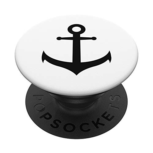 Anchor Ship Design - Boat Gift PopSockets Grip and Stand for Phones and Tablets