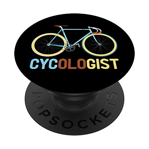 Cycologist Funny Bike Bicycle Cycling Lover Cyclist Gift PopSockets Grip and Stand for Phones and Tablets
