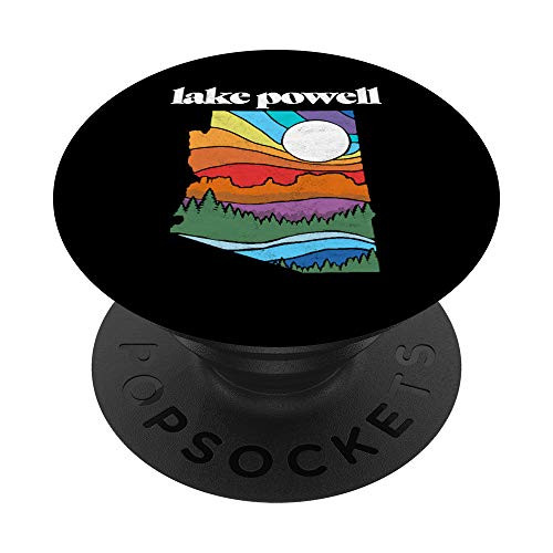 Lake Powell Arizona Vintage Nature Design Outdoor Graphic PopSockets Grip and Stand for Phones and Tablets