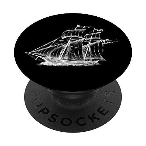 Sailboat Sailing Ship PopSockets Grip and Stand for Phones and Tablets
