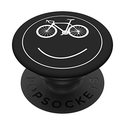 Cycling Bicycle Smiley Face Cyclist Gift PopSockets PopGrip Swappable Grip for Phones and Tablets Cycling Bicycle Smiley Face Cyclist Gift PopSockets PopGrip Swappable Grip for Phones and Tablets