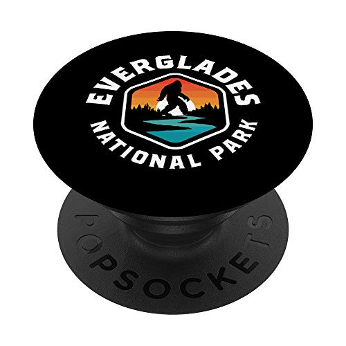 Everglades National Park Vintage Bigfoot Outdoor PopSockets PopGrip Swappable Grip for Phones and Tablets Everglades National Park Vintage Bigfoot Outdoor PopSockets PopGrip Swappable Grip for Phones and Tablets