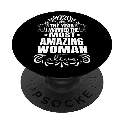 Wedding 2020 Groom Just Married Newlywed Husband Gift PopSockets Grip and Stand for Phones and Tablets Wedding 2020 Groom Just Married Newlywed Husband Gift PopSockets Grip and Stand for Phones and Tablets