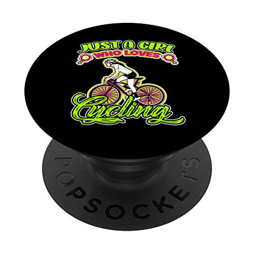 Just A Girl Who Loves Cycling Racing Bike Cyclist Cycling PopSockets Grip and Stand for Phones and Tablets Just A Girl Who Loves Cycling Racing Bike Cyclist Cycling PopSockets Grip and Stand for Phones and Tablets