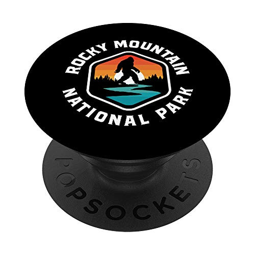 Rocky Mountain National Park Vintage Bigfoot Outdoor PopSockets Grip and Stand for Phones and Tablets Rocky Mountain National Park Vintage Bigfoot Outdoor PopSockets Grip and Stand for Phones and Tablets
