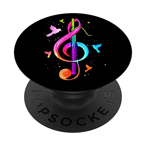 Bassoon Music Note Woodwind Instrument Orchestra Musician PopSockets Grip and Stand for Phones and Tablets