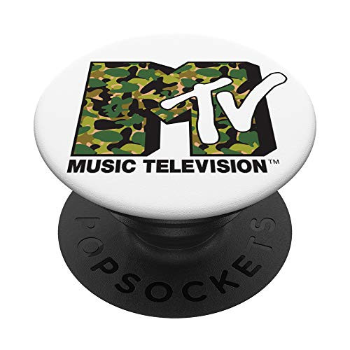 Classic MTV Logo Army Print PopSockets Grip and Stand for Phones and Tablets