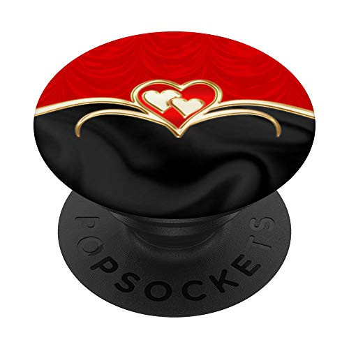 Hearts Gift Lovers Engagement Wedding Anniversary PopSockets PopGrip Swappable Grip for Phones and Tablets