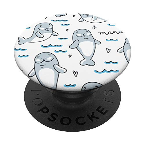 Cute Sea Seal Animal Pattern Gift For Girls PopSockets Grip and Stand for Phones and Tablets