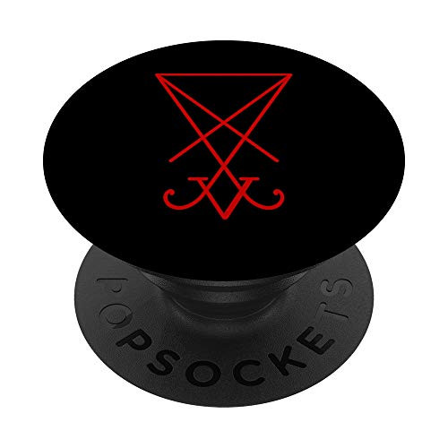 Sigil of Lucifer Seal of Satan Baphomet PopSockets Grip and Stand for Phones and Tablets