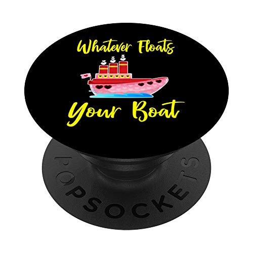 Whatever Floats Your Boat Husband Wife Cruising Cruise PopSockets Grip and Stand for Phones and Tablets
