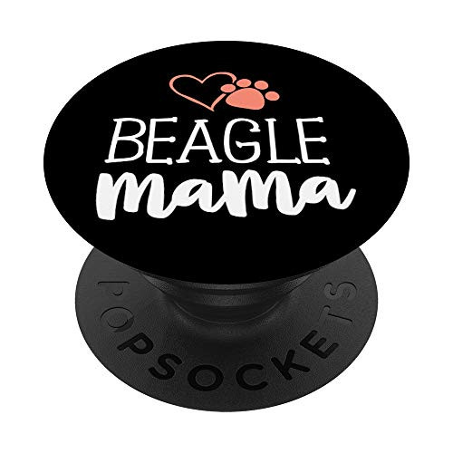 Beagle Mama Shirt Dog Owner Gifts For Women Mother PopSockets Grip and Stand for Phones and Tablets